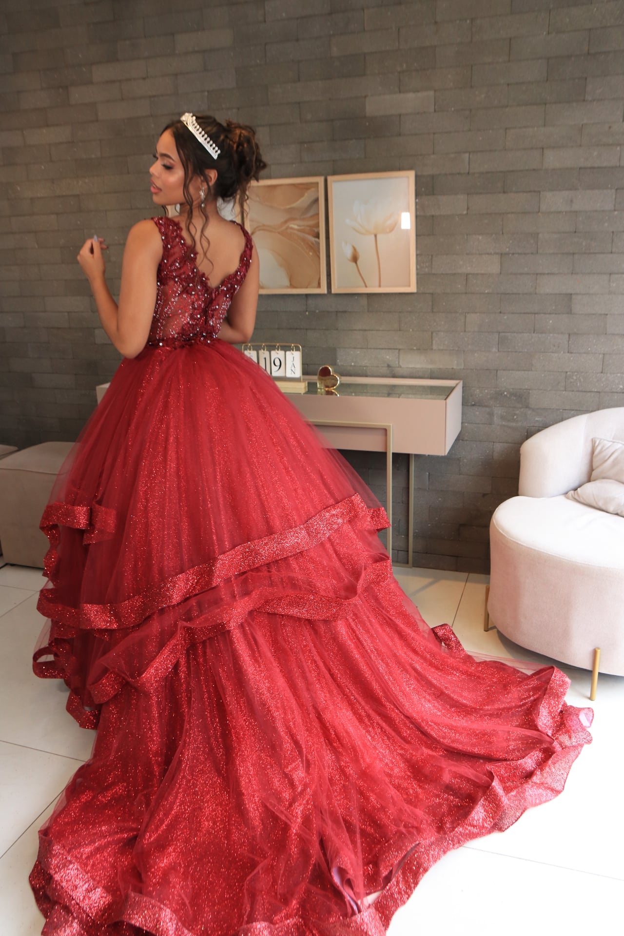 Vestido Vermelho 2 em 1 - Versão Curta